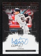 2024 Panini Impeccable Timeless Moments Signatures Ichiro #TMS-IS card