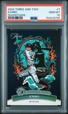 2024 Panini Three and Two Downtown Ichiro #7 card