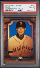 2025 Topps Chrome Cooperstown Calls Ichiro #CC-1 card