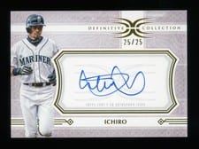 2025 Topps Definitive Collection Legendary Autograph Collection Ichiro #LAC-I card