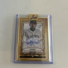 2025 Topps Gilded Collection Topps Gallery of Gold Autographs Ichiro #GOG-I card
