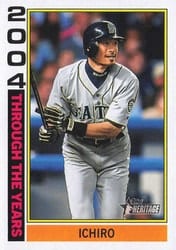 2025 Topps Heritage Through the Years Ichiro #TTY-17 card