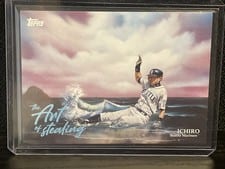 2025 Topps X Bob Ross: The Joy of Baseball Art of Stealing Ichiro #AOS-15 card
