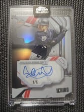 2026 Topps Chrome Black Ivory Autographs Ichiro #IVA-I card