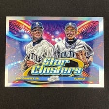 2025 Topps Cosmic Chrome Star Clusters Ichiro/Ken Griffey Jr. #DSC-2 card