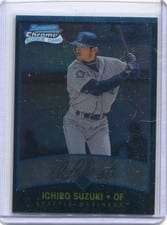 2001 Bowman Chrome Ichiro Suzuki #351 card