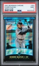 2001 Bowman Chrome Ichiro Suzuki #351 card