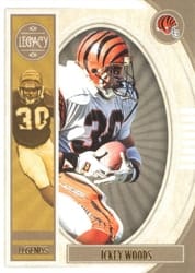 2019 Panini Legacy Base Set Ickey Woods #137 card