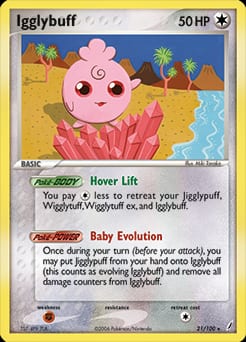 2006 Crystal Guardians Igglybuff #21 card