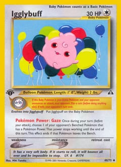 Neo Discovery Igglybuff #40 card