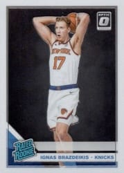2019-20 Donruss Optic Base Set Ignas Brazdeikis #173 card