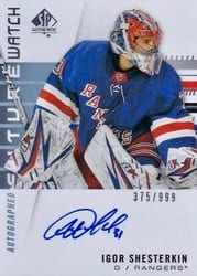 2019-20 SP Authentic Base Set Igor Shesterkin #251 card