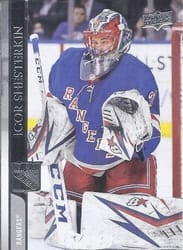 2020-21 Upper Deck Base Set Igor Shesterkin #123 card