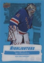 2022-23 Upper Deck Highlighters Igor Shesterkin #HL-13 card
