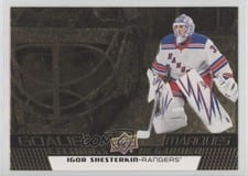 2025-26 Tim Hortons Collectors Series Goalie Etchings Igor Shesterkin #GE-9 card