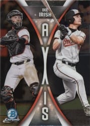 2025 Bowman Draft Axis Ike Irish #A-9 card