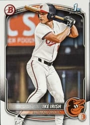2025 Bowman Draft Base Set Ike Irish #BD-16 card