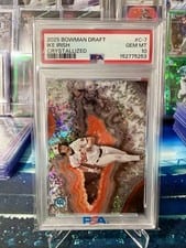 2025 Bowman Draft Crystallized Ike Irish #C-7 card