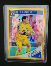 2018 Panini Donruss Iker Casillas Optic Gold #79 card