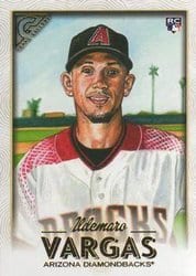2018 Topps Gallery Base Set Ildemaro Vargas #81 card