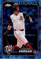 2024 Topps Chrome Update Sapphire Edition Base Set Ildemaro Vargas #USCS303 card
