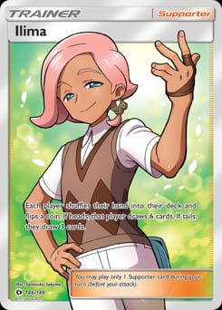 2017 Sun & Moon Ilima #146 card