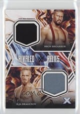 2025 Topps Exalted WWE Wrestling Rivaled Relics Ilja Dragunov/Bron Breakker #RR-BD card