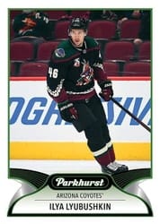 2021-22 Parkhurst Base Set Ilya Lyubushkin #105 card