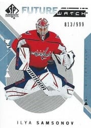 2018-19 SP Authentic Base Set Ilya Samsonov #220 card