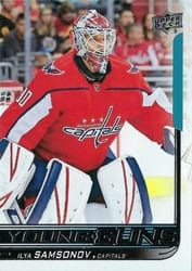 2018-19 Upper Deck Base Set Ilya Samsonov #463 card