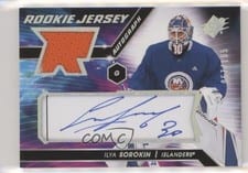 2020-21 SPx Rookie Autograph Jersey Ilya Sorokin #IS card