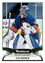 2021-22 Parkhurst Base Set Ilya Sorokin #164 card