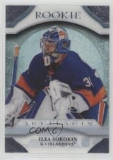 2021-22 Upper Deck Artifacts 2020-21 Update - Clear Cut Rookies Ilya Sorokin #199 card