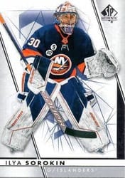 2022-23 SP Authentic Base Set Ilya Sorokin #71 card