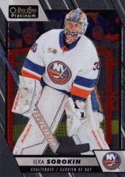 2023-24 O-Pee-Chee Platinum Base Set Ilya Sorokin #82 card
