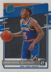 2020-21 Donruss Optic Base Set Immanuel Quickley #175 card