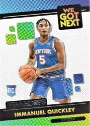 2020-21 Hoops We Got Next Immanuel Quickley #25 card