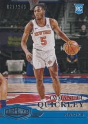 2020-21 Panini Chronicles Base Set Immanuel Quickley #321 card
