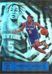 2020-21 Panini Illusions Base Set Immanuel Quickley #154 card