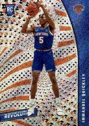 2020-21 Panini Revolution Base Set Immanuel Quickley #115 card