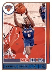 2021-22 Hoops Base Set Immanuel Quickley #187 card