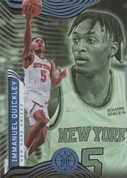 2021-22 Panini Illusions Base Set Immanuel Quickley #12 card