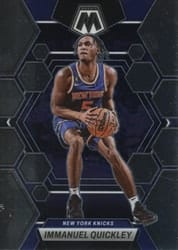2022-23 Panini Mosaic Base Set Immanuel Quickley #63 card
