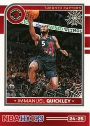 2024-25 Haunted Hoops Base Haunted Hoops Immanuel Quickley #76 card