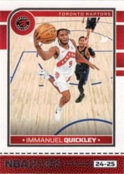 2024-25 Hoops Base Set Immanuel Quickley #123 card