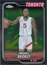 2024-25 Topps Chrome Base Set Immanuel Quickley #57 card