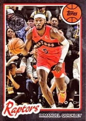 2025-26 Topps 1980-81 Topps Basketball Immanuel Quickley #80BK-8 card