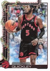 2025-26 Topps Holiday Base Set Immanuel Quickley #H26 card