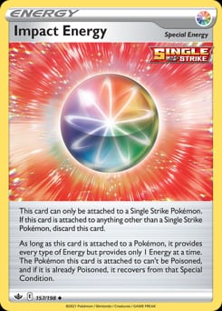 2021 Chilling Reign Impact Energy #157 card