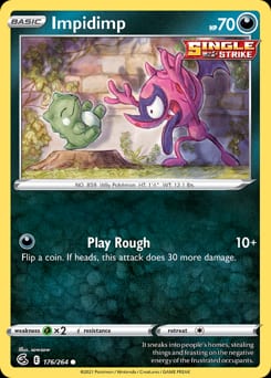 Fusion Strike Impidimp #176 card